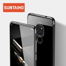 Suntaiho Case for Huawei P20 Lite Case Luxury Transparent TPU Silicone Plating Shining Cover for Huawei Mate 20 lite 20X Case Suntaiho Case for Huawei P20 Lite Case Luxury Transparent TPU Silicone Plating Shining Cover for Huawei Mate 20 lite 20X Case