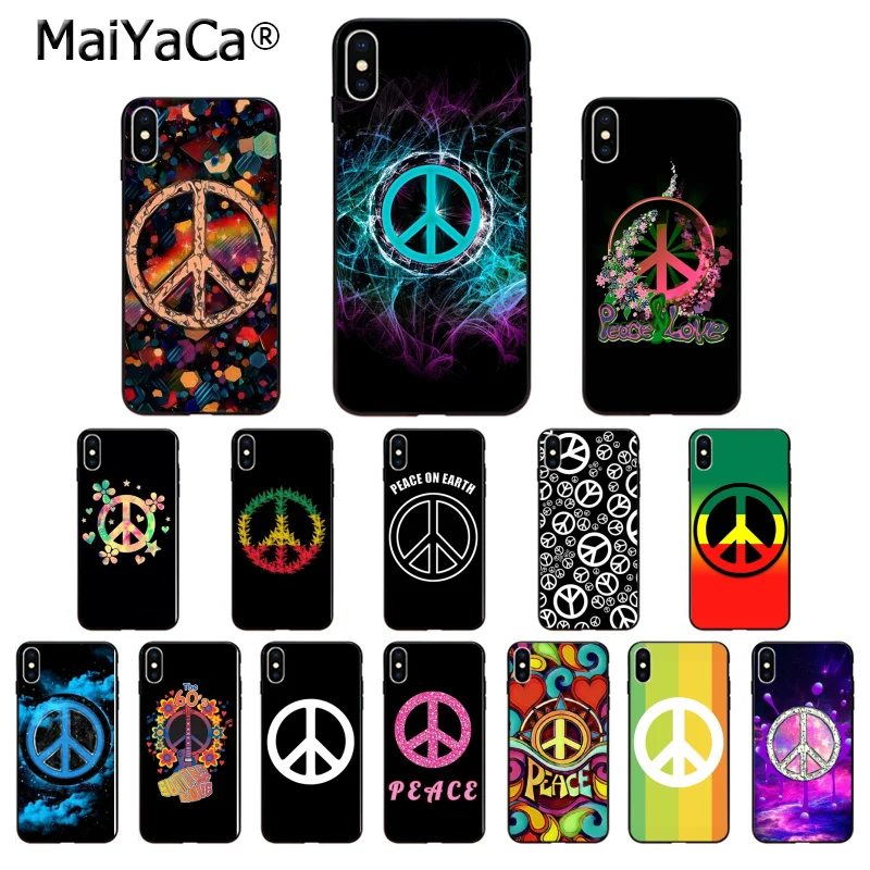 Силиконовый чехол MaiYaCa для Apple iPhone 8 7 6 6S Plus X XS MAX 5 5S SE XR|Чехлы-накладки| |