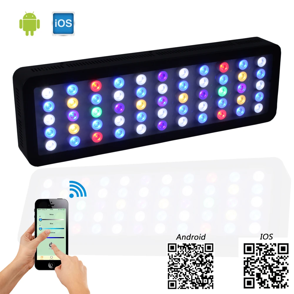 

Lengthening 165w Wifi/APP control Led Aquarium light 3500LM Dimmable Specifically for Fish tank and Marine landscape lighting