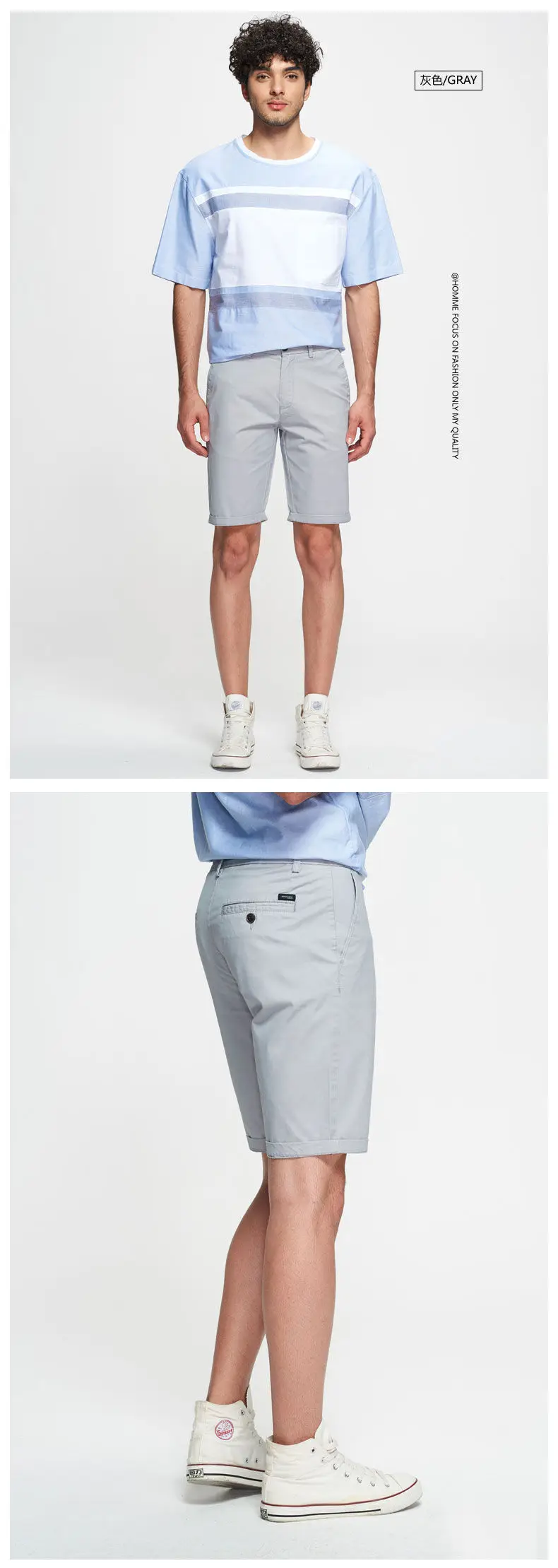 7Colors Cotton Shorts Men Summer Formal Business Shorts Male Quality Washed Cargo Short Pants Fitted Size Brand Travel Clothing 07