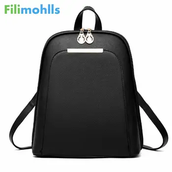 

Fashion Casual Student Backpacks School Bags for Teenage Girls Women Leather Backpacks Youth Laptop Backpack Daily Bags S1490