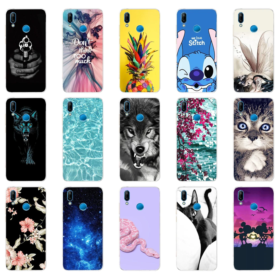 

P silicone case for huawei Nova 3 3i case soft TPU Back phone cover for Nova3 nova3i INE-LX2 INE-LX9 funda cover Coque bumper