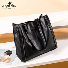

2018 New Fashion Simple Women's Bag Women's Shoulder Bag Korean Version Hundred Shoulder Crossbody Bag