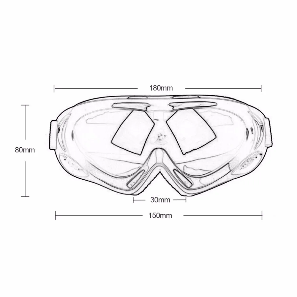 Унисекс, противотуманные лыжные очки, ветрозащитные, анти-песок, сноуборд, лыжные очки, очки для активного отдыха, TS-008, стиль