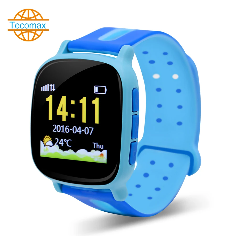 Cut child smart watch IP54 cartoon watch gps tracker watch SOS alarm button font b smartwatch