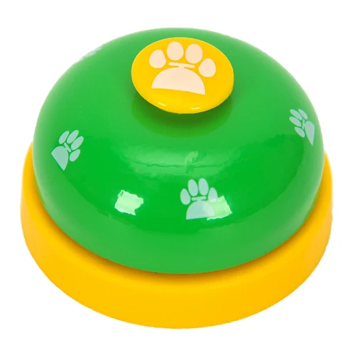 Игрушка для домашних животных HOOPET, обучающая игрушка под названием «ужин», маленький колокольчик, кольцо, игрушки для собак, для плюшевого щенка, домашнее животное, вызов - Цвет: Зеленый