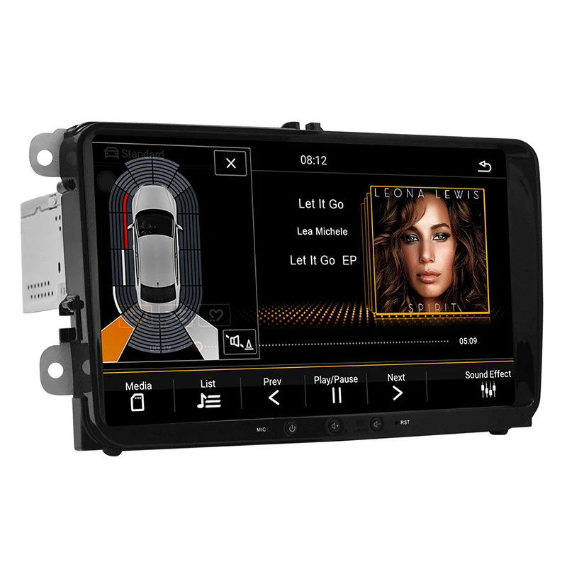 Автомобильный мультимедийный плеер DVD Android8.1 для VW/Volkswagen/Golf/Polo/Tiguan/Passat/Jetta
