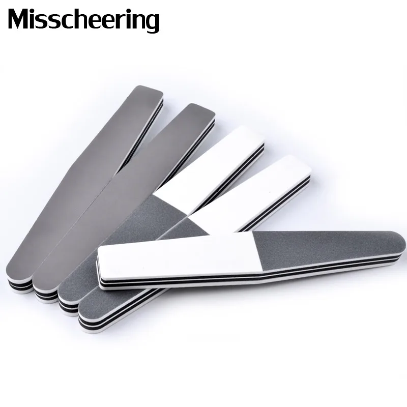 

5Pcs/Set Professional Thick Nail File Grey White Sanding Buffer Block DIY Nail Polishing Pedicure Manicure Tools Nail Kits