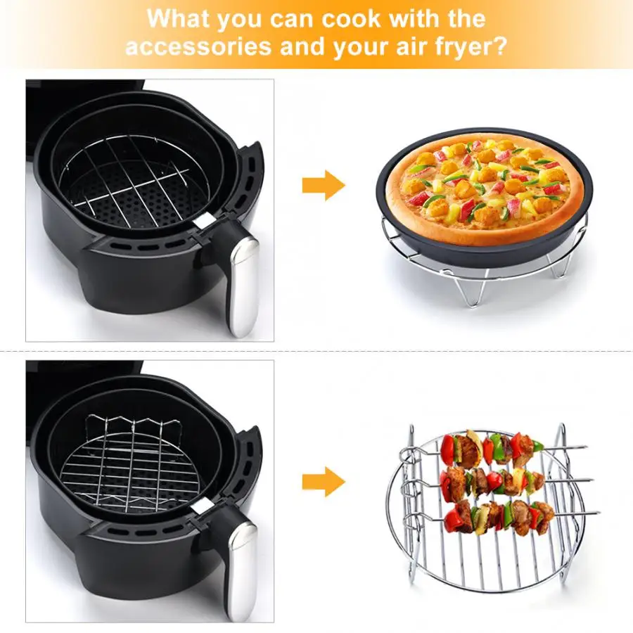 Air Friteuse 5 в 1 многофункциональная воздушная фритюрница набор аксессуаров запчасти
