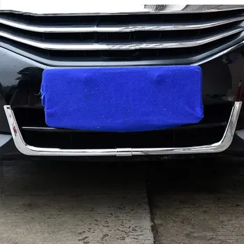

For Honda Accord 2008-2013 1 Set ABS Chrome Car Front Hood Grille Grill Decorative Cover Trim Car Styling Accessories