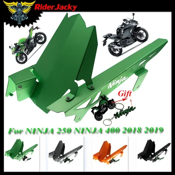 

CNC Motorcycle Chain Guard Cover & Rear Fender Mudguard Kit Fit for Kawasaki NINJA 400 250 NINJA250 NINJA400 2018 2019 18-19