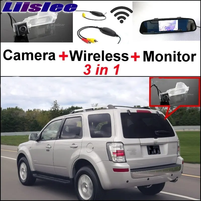 

Liislee 3 in1 Special Rear View Camera + Wireless Receiver + Mirror Monitor EASY Parking System For Mercury Mariner 2007~2017