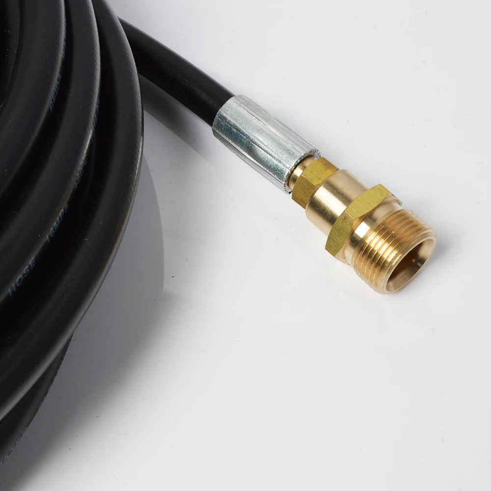 Tanie 6 ~ 20 metrów spustowy czyszczenie wody wąż czyścik do rur do wlotu pistoletu M22 i BOSCH GHP IPC profesjonalna myjka ciśnieniowa