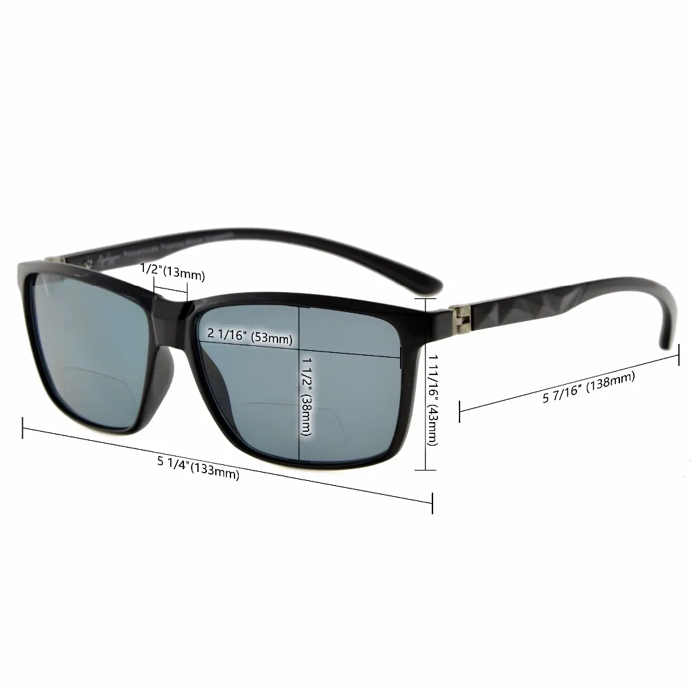 S032 Bifocal Eyekepper Bifocal Sunglasses With 180 Degree Spring Hinges Men Women 100 125 150 175 200 225 250 300 Bifocal Sunglasses Sunglasses Bifocalbifocals Men Aliexpress