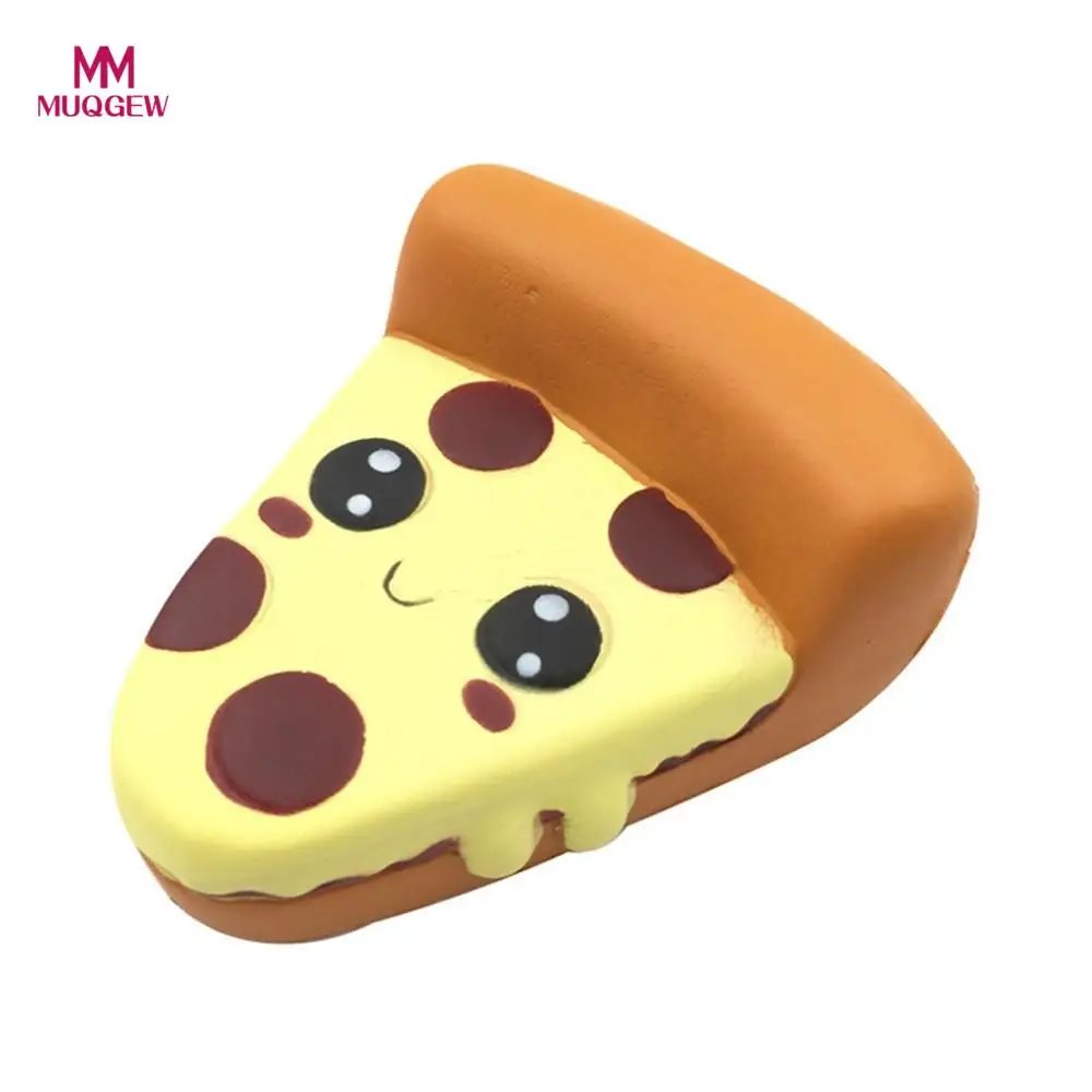 

Childred's Developmental Silly Squishy Funny Cartoon Pizza Charm Slow Rising Squeeze Stress Reliever Toys and Hobbies