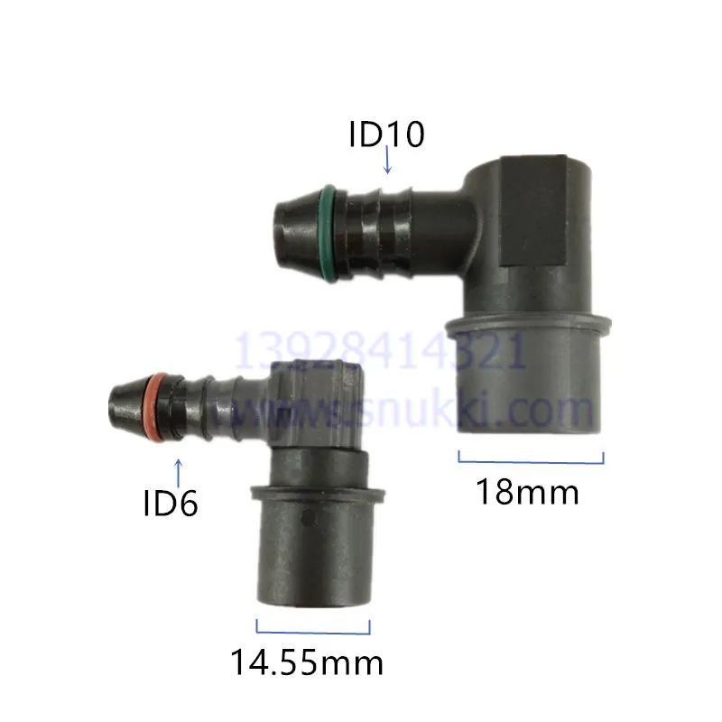 15.82 ID14 plastic auto fittings fuel line quick connector fuel line