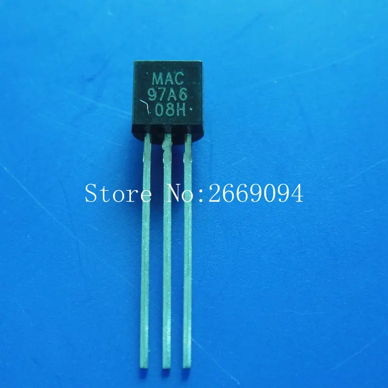 20 шт. Бесплатная доставка MAC97A6 97A6 TO-92 Triacs THY .6A 400V TRIAC новый оригинальный |