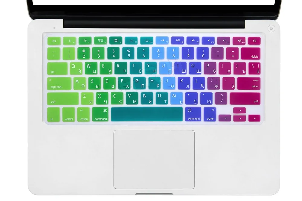 HRH водонепроницаемый Радужный русский силиконовый чехол для клавиатуры США, Защитная пленка для MacBook Pro Air 13 15 17 с retina