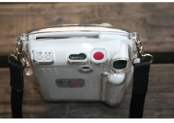 Roadfisher Прозрачный чехол для камеры Защитная крышка оболочка чехол ремень для Fuji Fujiflim Polaroid Instax Mini 25