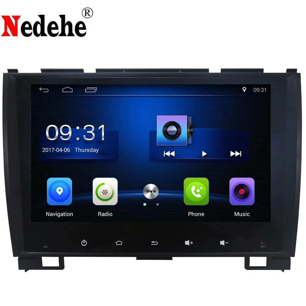 Discount Nedehe 9 inch Quad core Android 8.1 Car DVD Player for Great Wall Hover H3 H5 car GPS Navigation Radio stereo Bluetooth WIFI 0