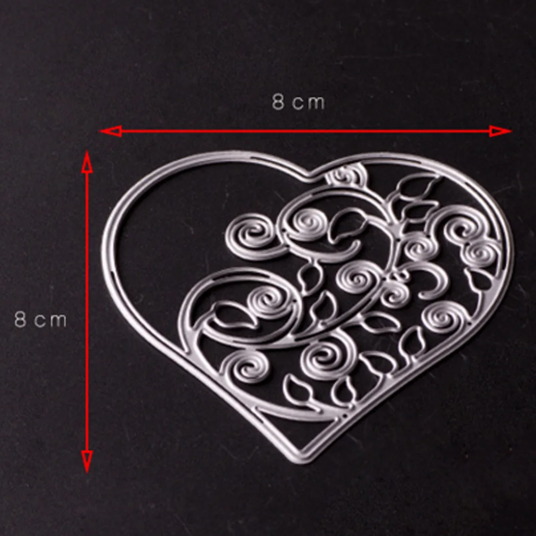 Высокое качество сердце трафареты металлические режущие штампы DIY Скрапбукинг Декоративные бумажные шаблоны для резки