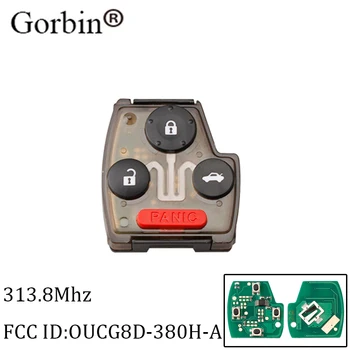 

GORBIN 3+1Buttons Remote Car key For Honda OUCG8D-380H-A 313.8Mhz For Honda Accord CR-V HR-V Fit City Jazz Odyssey Civic keys