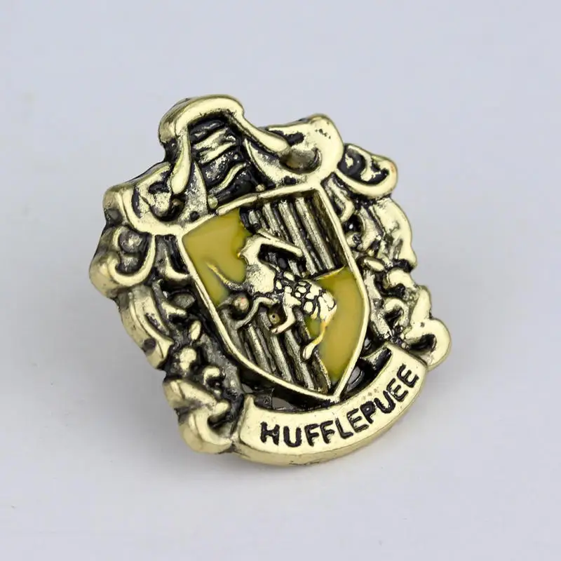 SG модные ювелирные изделия Хогвартс Слизерин Гриффиндор Ravenclaw Hufflepuff школьный значок брошь для женщин и мужчин ювелирные изделия