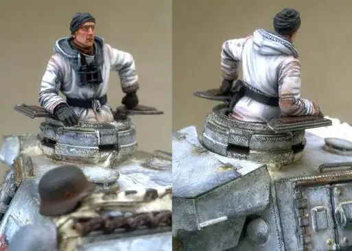

1/35 Resin Figure German Tank Commander 1pc Model Kits