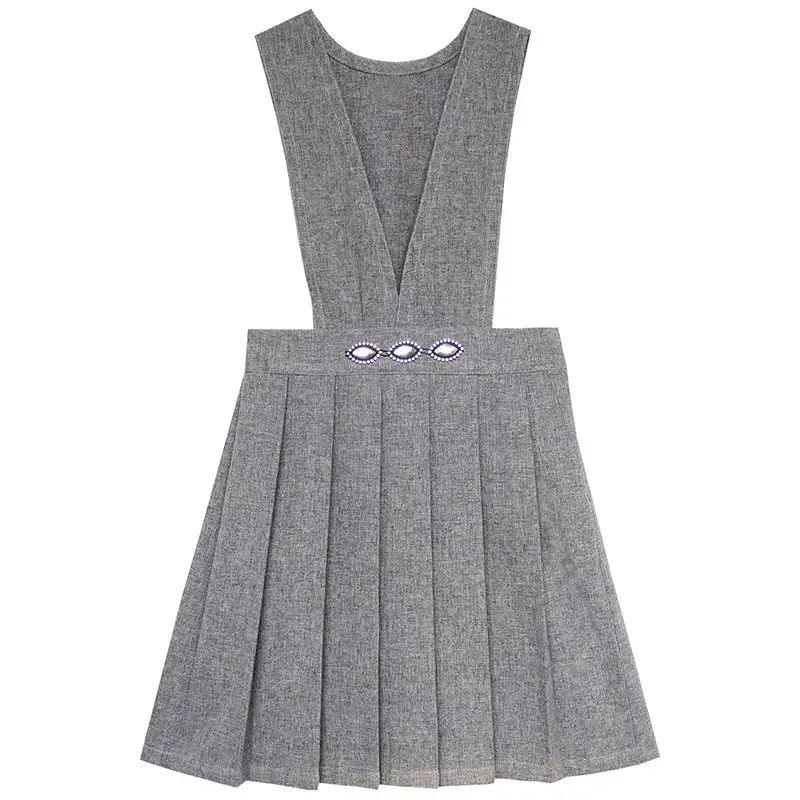 Sunny Fashion платья для девочек новогодние костюмы V шеи Плиссированный Кромка