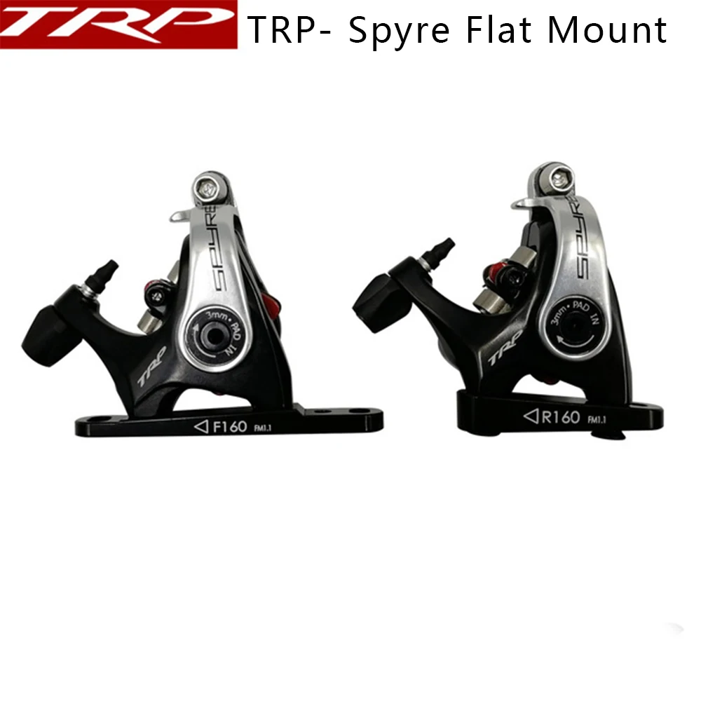 

TRP Spyre Flat Mount bike brakes Mechanical Dual Side Actuation Road Disc Brake Caliper Front Rear 160mm calipers w/or w/o Rotor