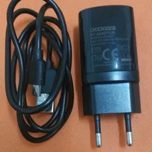 Адаптер зарядного устройства для путешествий+ USB кабель для Doogee F5 4G LTE 5," MTK6753 Восьмиядерный FHD 1920x1080