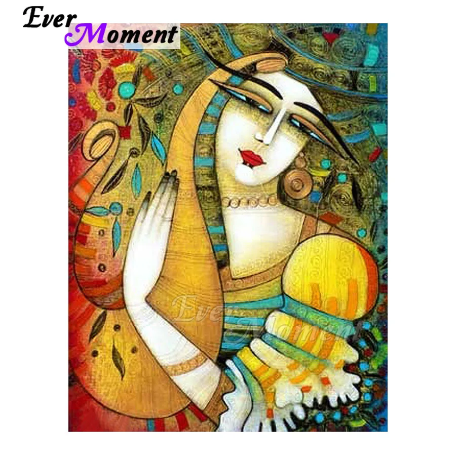 Ever Moment Алмазная Картина абстрактные длинные волосы женщины картина Стразы