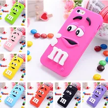 High Quality Cartoon Candy Color Rubber Phone Case For iPhone 6 6S 7 Plus 4 4S SE 5 5S Soft Silicone Back Cover Protective Shell