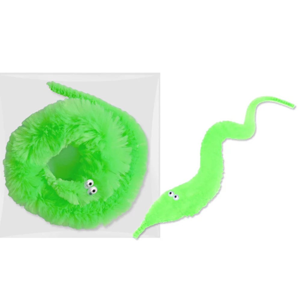 Новая волшебная крученая червь, движущаяся морская лошадь, детская игрушка-трюк, забавная игрушка-трюк, подарок - Цвет: Green