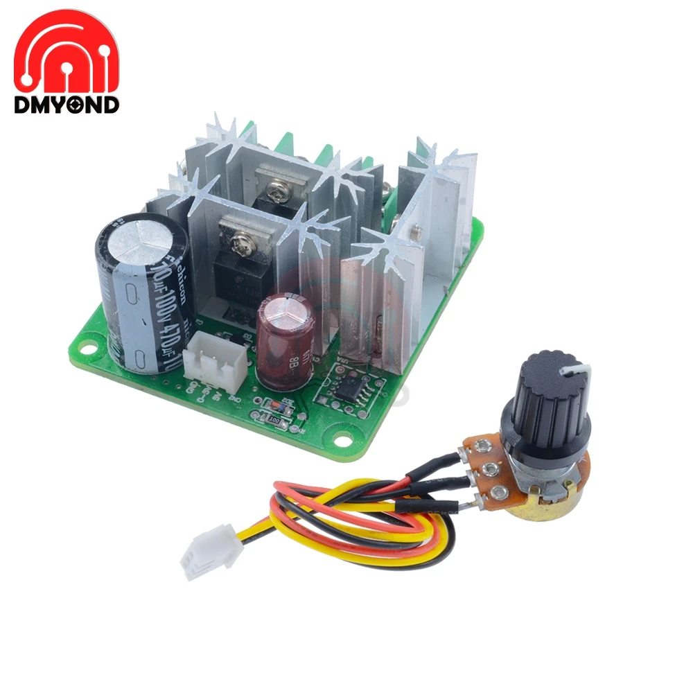 

DC 6V-90V 15A Pulse Width PWM 15khz Frequency Motor Speed Control Controller Switch Drehzahlregler Schalter Board Module With
