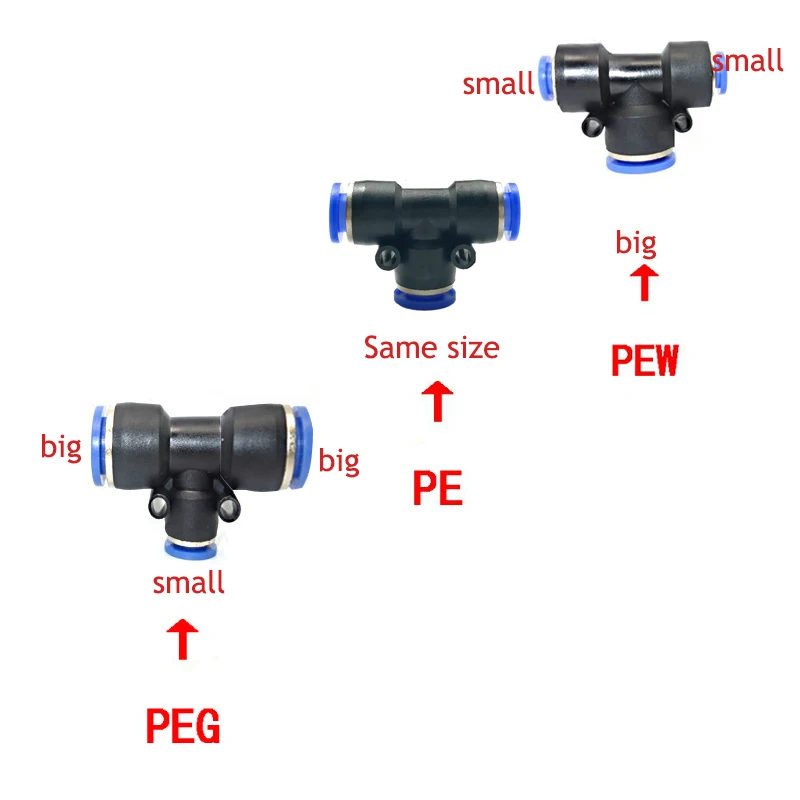 Plant Protection Drone Spraying Kit Water Pipe Quick Connector Three-way T-type adapter water pipe plug