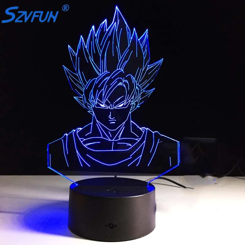 

Szvfun Dragon Ball Lamp LED Night Light 3D Lamp Battery Colorful Gradient Lampara Dragon Ball for Home Deco Kids Gifts Nightlamp