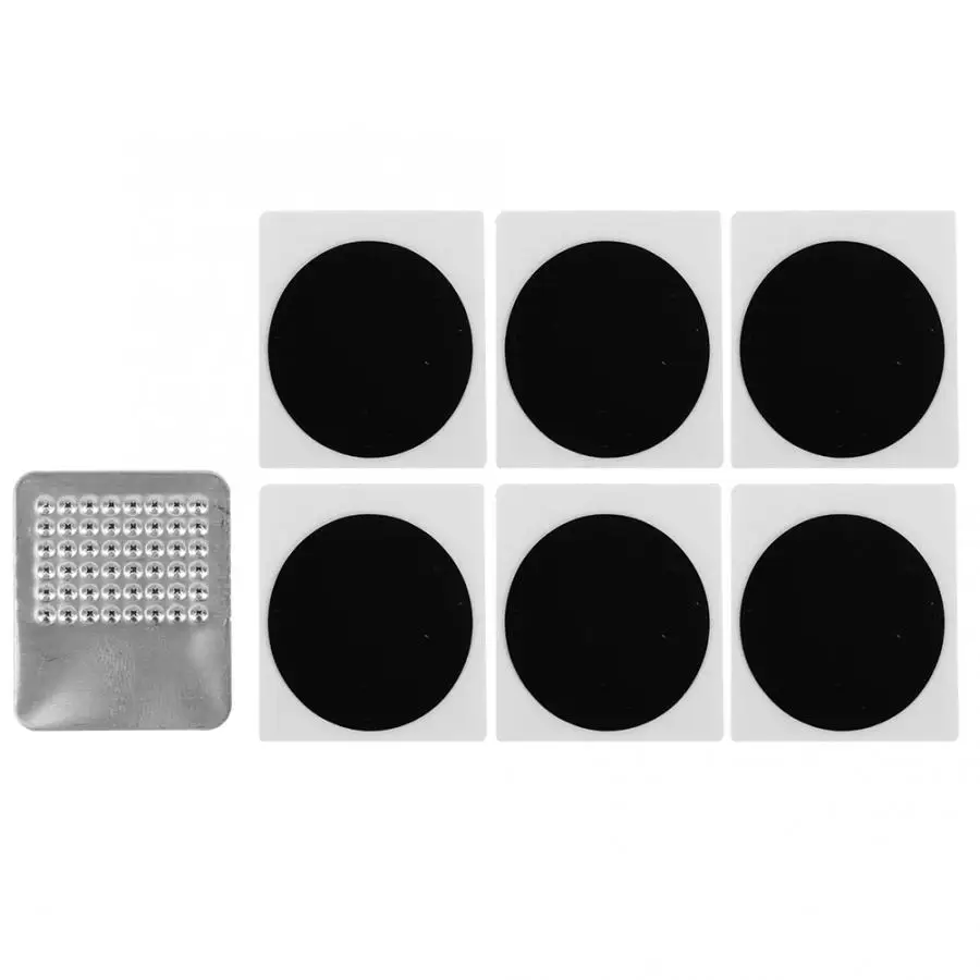 

Rubber Bike Tire Repair Tools Self-Adhesive Patch Sandpaper File For Universal Bicycle Accessory