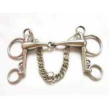 Нержавеющая сталь Pelham бит лошадь бит оборудование 135 мм мундштук