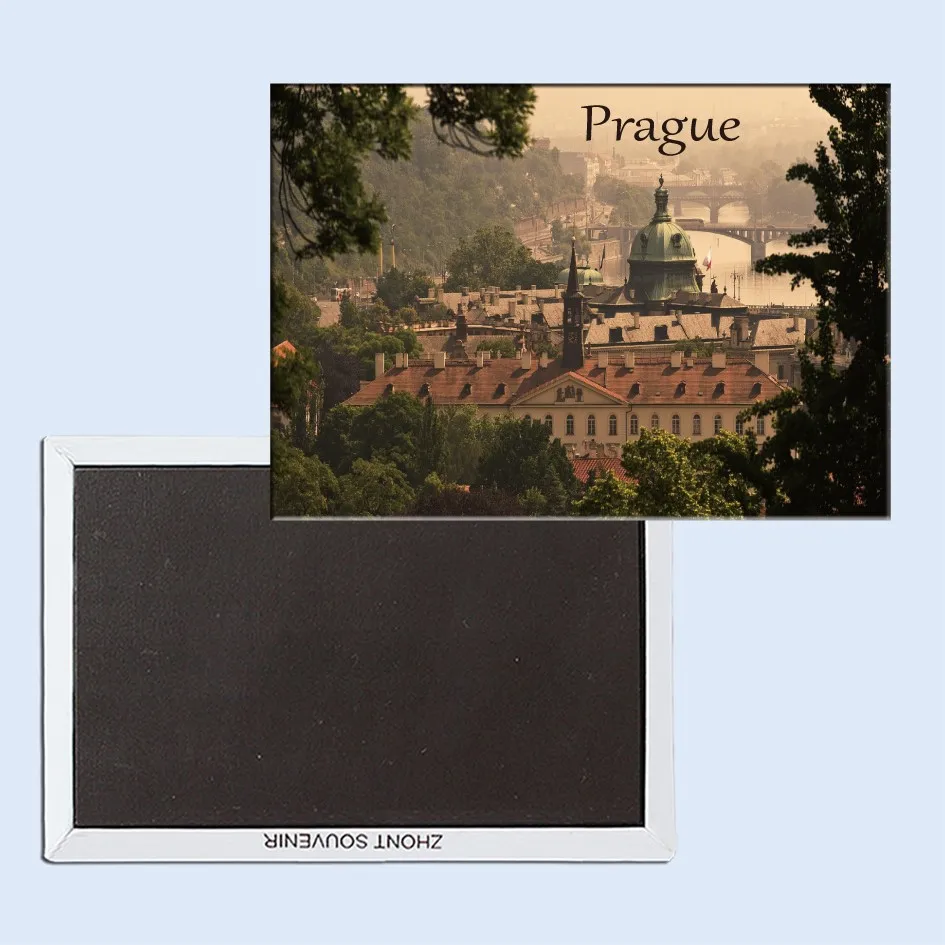 

A corner in the city Prague Czech 24364 Fridge Magnet