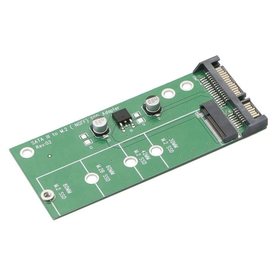 Адаптер M.2 22 контактный SATA 3 0 карта NGFF SSD конвертер поддержка ключа B/Key B + M на