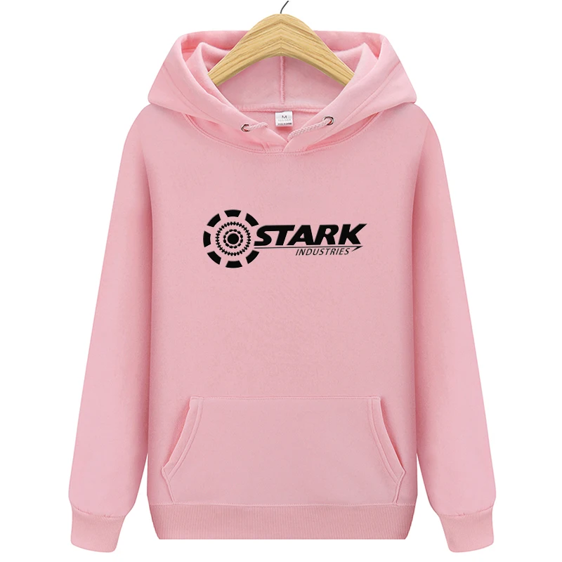 Новые Брендовые мужские толстовки STARK INDUSTRIES, зимние модные толстовки Kpop для мужчин и женщин, повседневные свободные толстовки Harajuku