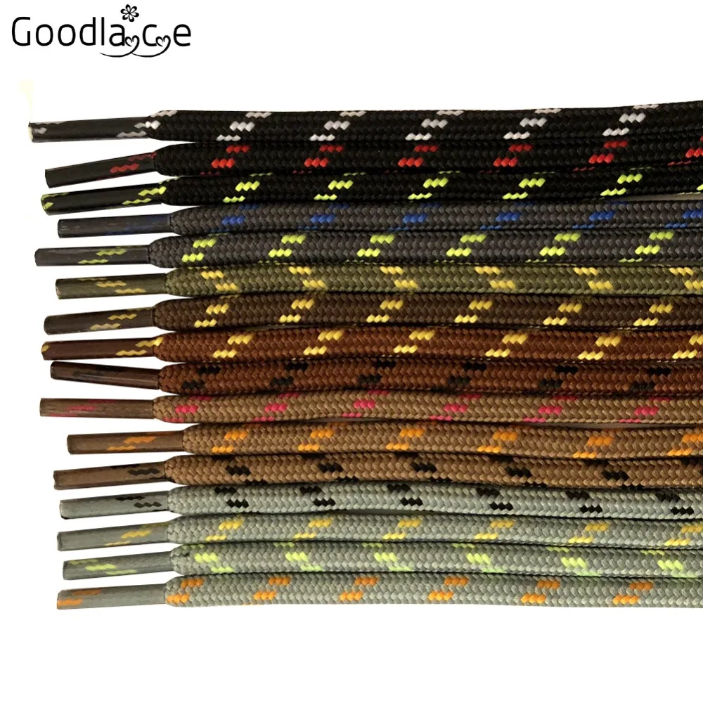 

Fashion Round Polyester Shoelace Sneaker Shoe Laces Martin Boot Shoestrings 100 - 120 CM