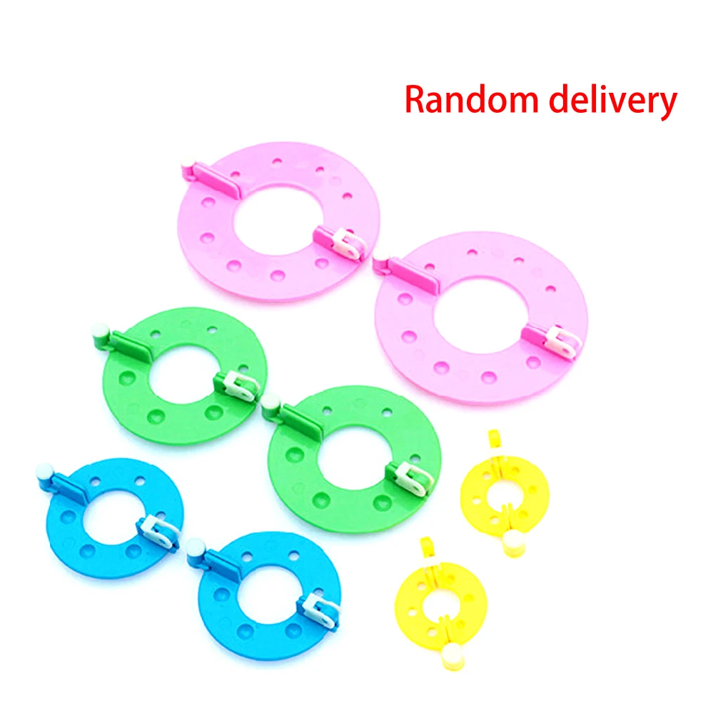 

New Hot 8Pcs Pompon Maker Fluff Ball Weaver Needle Knitting DIY Tool 4 Size