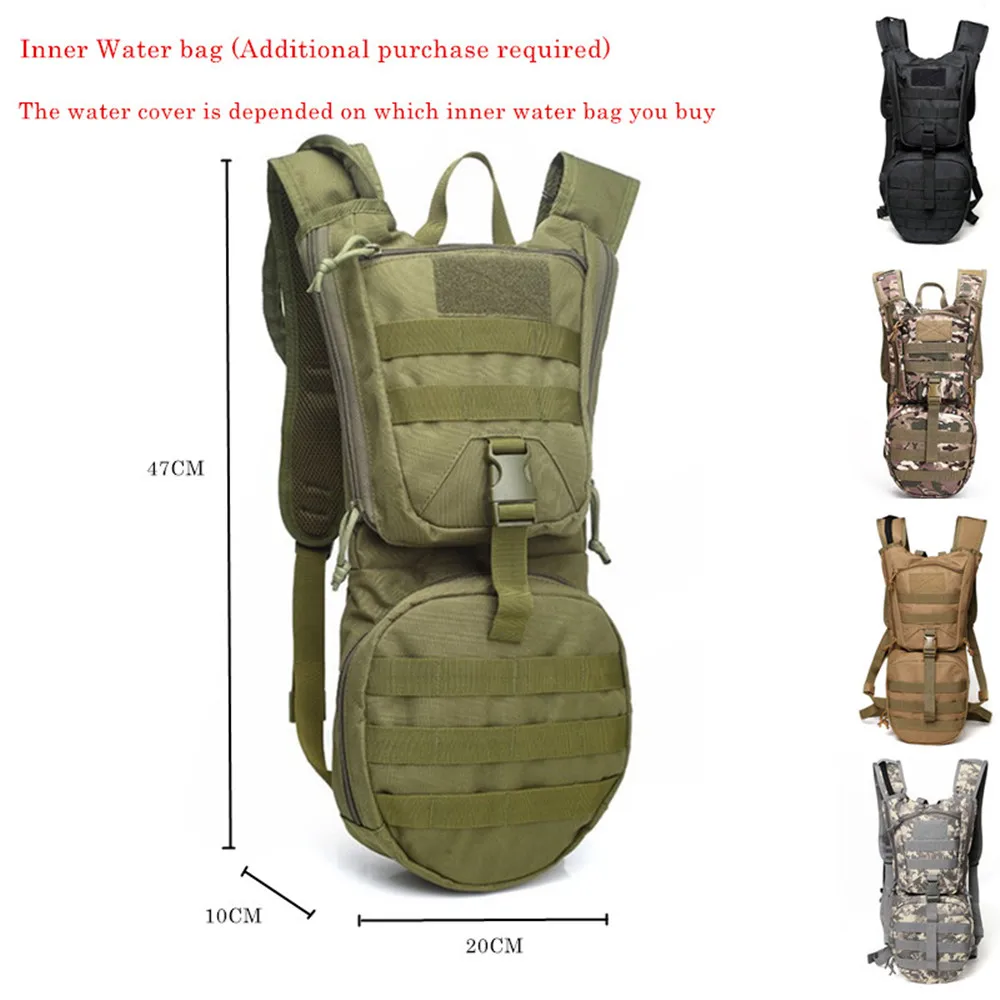 

3L Outdoor Backpack Molle Military Tactical Hydrator Pouch Cycling Water Bag Camping Camelback Hiking Nylon Camel Bag Cycling