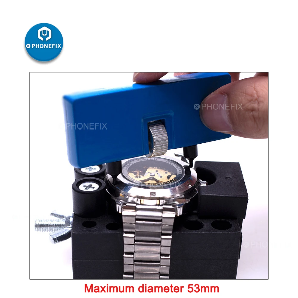 

Watch Back Cover Case Opening Tool Watch Screw-in Back Cover Opener Watchmaker Open Battery Change for Watch Repair Tool Kit