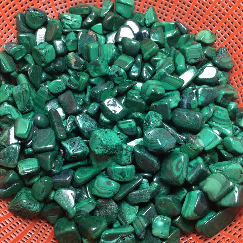

100g natural malachite stone quartz crystals tumbled reiki stones and crystals garden decorative for gift sale