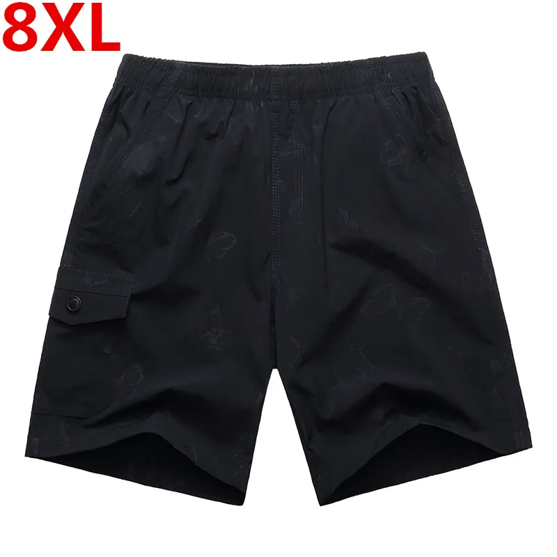 Плюс 8XL 6XL 5XL новые шорты мужские горячие продажи повседневные пляжные шорты Homme качественные плавки с эластичной талией модные брендовые пляжные шорты