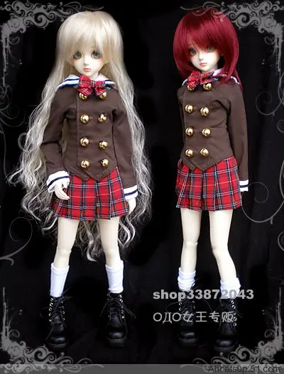 1/4 1/3 BJD Student uniforms suit Shirt+Skirt for SD clothing doll accessories Not included shoes wig and other D1247 | Игрушки и хобби