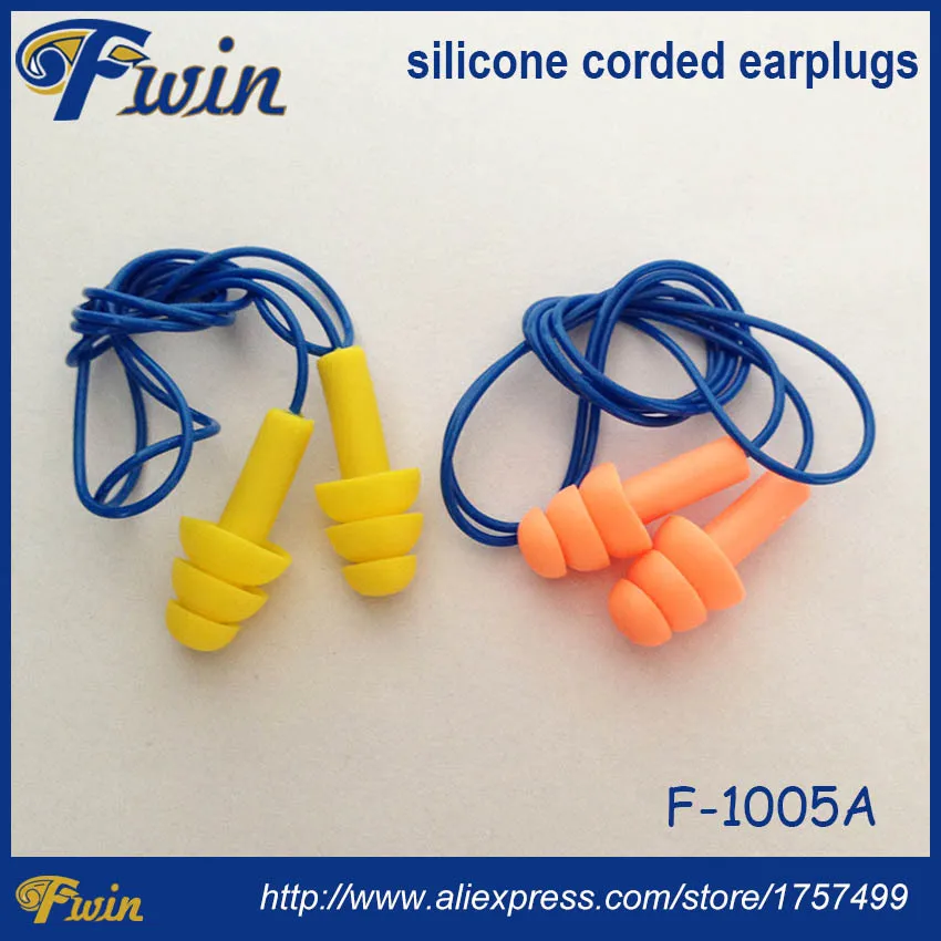 

New Arrival Reusable Silicone Noise Reduce Swimming Christmas Tree Mushroom Corded Earplugs SNR30DB